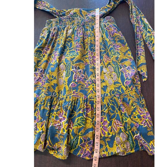 Cleobella Violette Mini Dress L Boho Off Shoulder Floral Sold At Free People - Picture 5 of 9